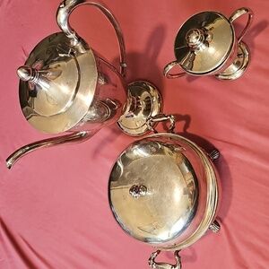Classic Silver Tea and Sugar Set